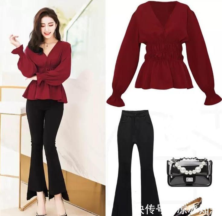 【LOOK】微喇叭牛仔裤穿搭LOOK,修饰好腿型又显瘦,尽显女性个性时髦范儿