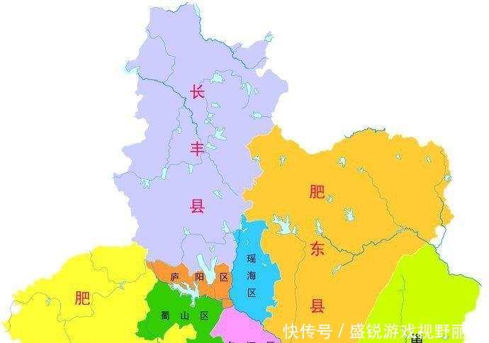  「区划」安徽区划7大怪, 一怪大市拦腰断! 一怪伸手探江南