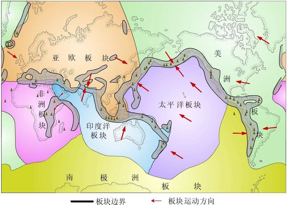 太平洋板块向亚欧板块俯冲,为何亚洲东部