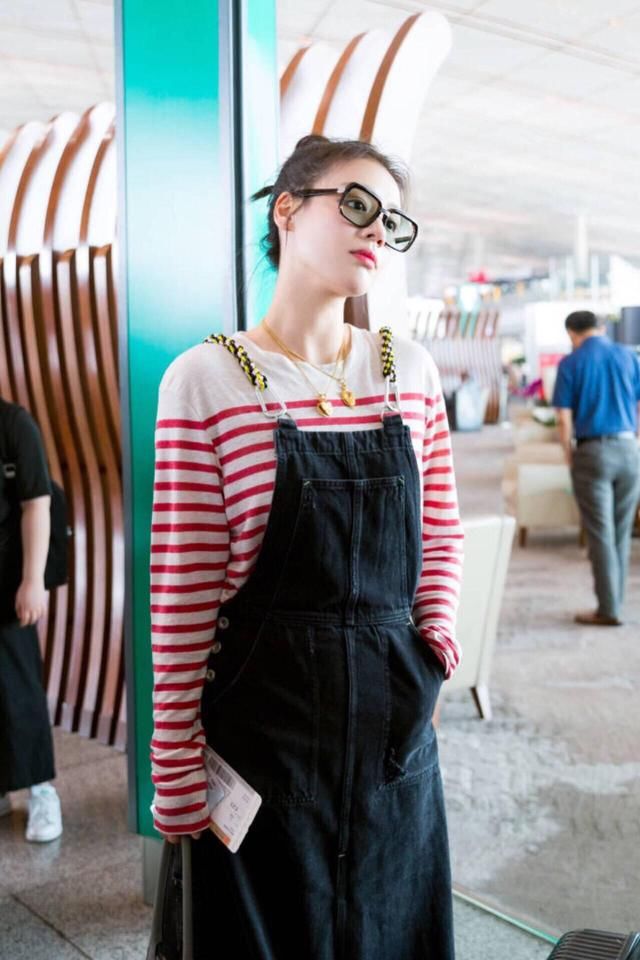 马思纯美图喊你们变美喽，据说，再懒的菇凉也能穿出女神风