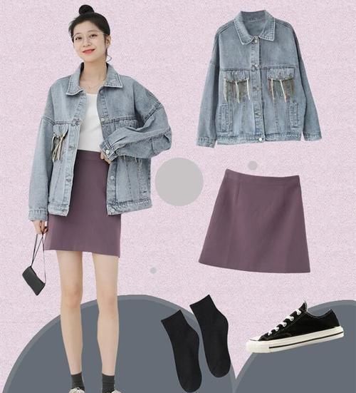  『春夏』春夏牛仔外套出街look，酷帅时尚慵懒街头范十足，有着青春活力感
