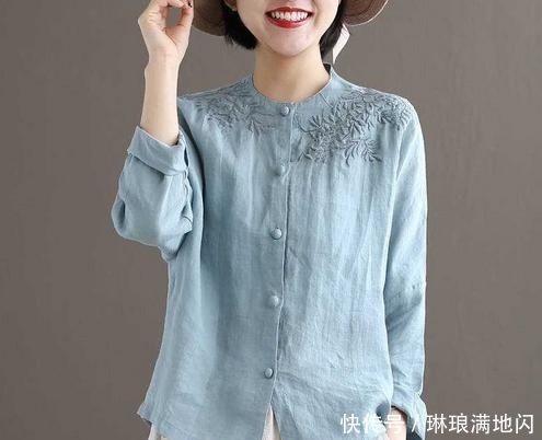  [穿过]还穿过时的雪纺？傻！如今女人穿棉麻衫+竹节裤，这才叫年轻貌美
