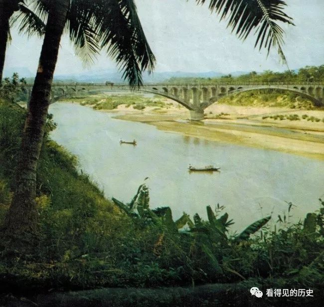 老照片:70年代的海南万泉河 好一派南国自然风光