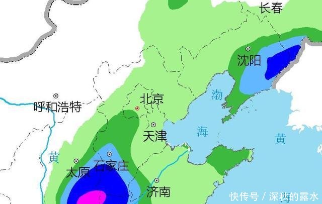 山东辽宁河北大面积降雨解渴有望中到大雨暴雨将分布如下