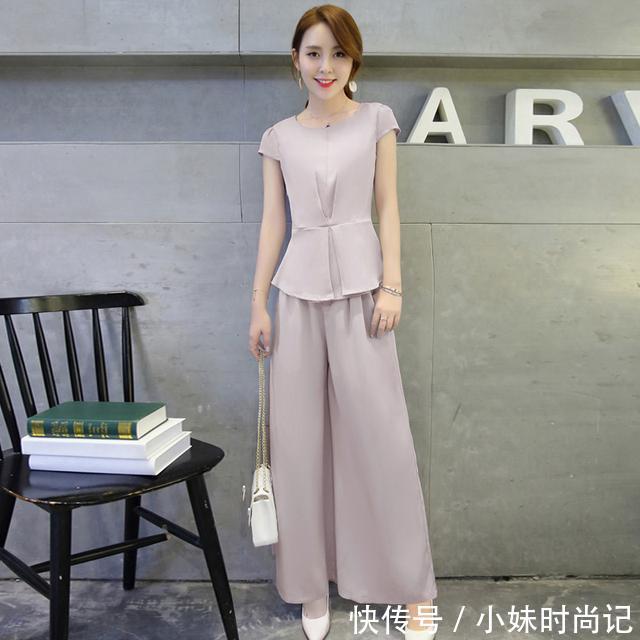 #显瘦#不知道如何搭配的你就来看看这些阔腿裤套装,简单显瘦又时髦