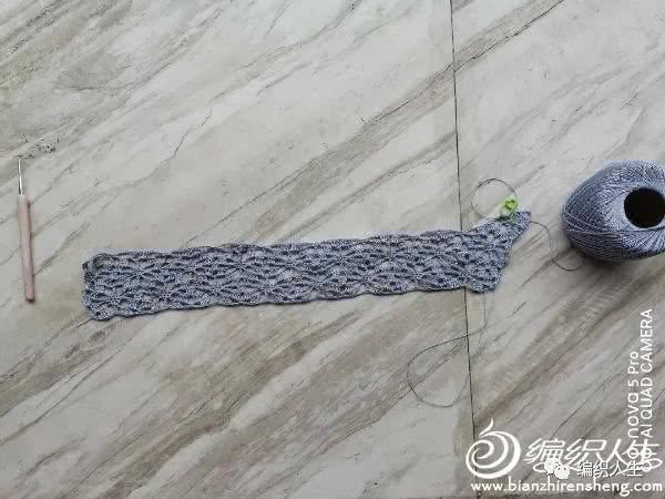  『图解』女士钩针镂空十字花喇叭袖开衫（有编织图解）