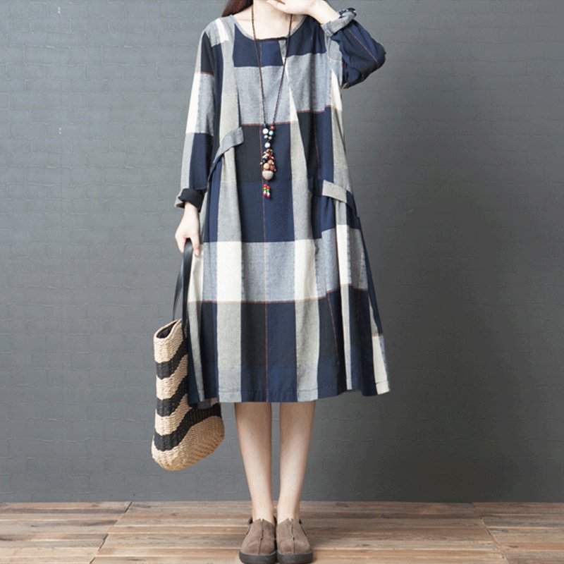 闷热的秋老虎，穿毛衣还太早!不妨试试穿棉麻装，洋气遮肉不显老