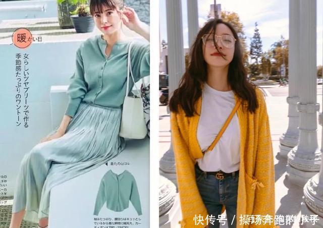 [肩膀上]一件针织开衫，3种穿法get未来60天的温柔感，可上班、可休闲