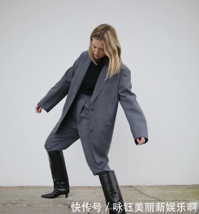  皮靴：最新消息时髦窍门是啥？把肥裤子塞入皮靴里