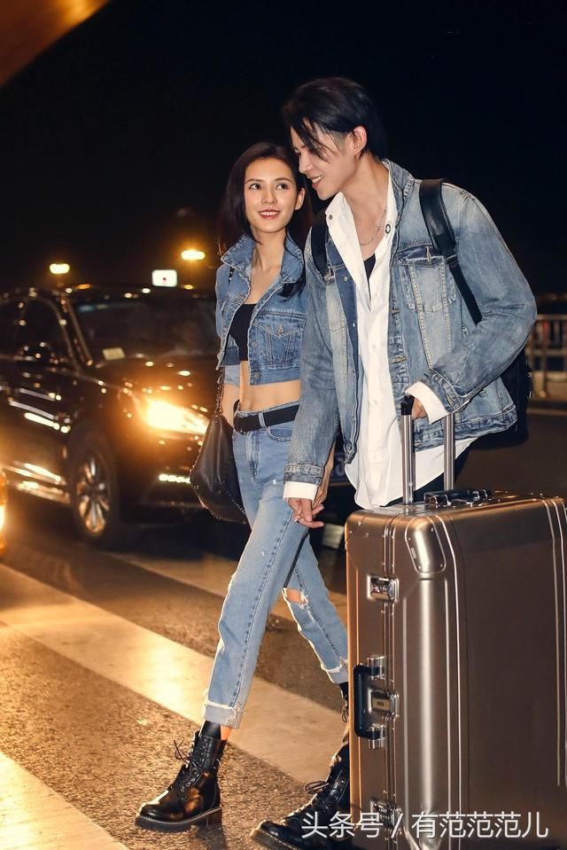 张予曦只穿一件裹胸，也敢敞开上衣炫腹，网友：难怪陈柏融紧盯着