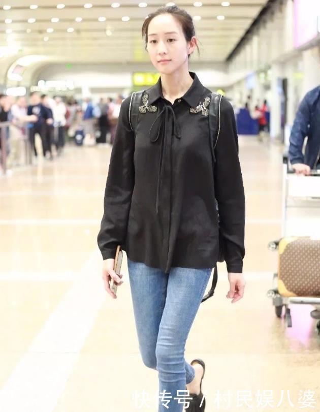 张钧甯黑色紧身裤,大长腿虐爆全场,网友:这还是腿吗?