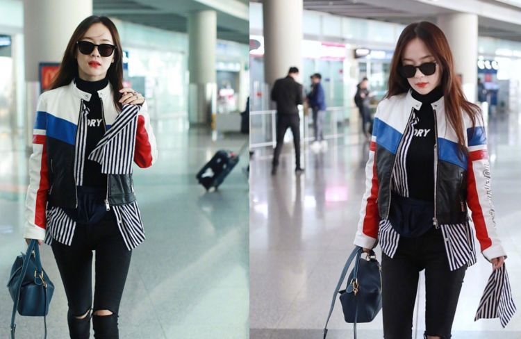 霍思燕也太瘦了！这么窄的裤头也能穿进去，网友：这才是“腰精”