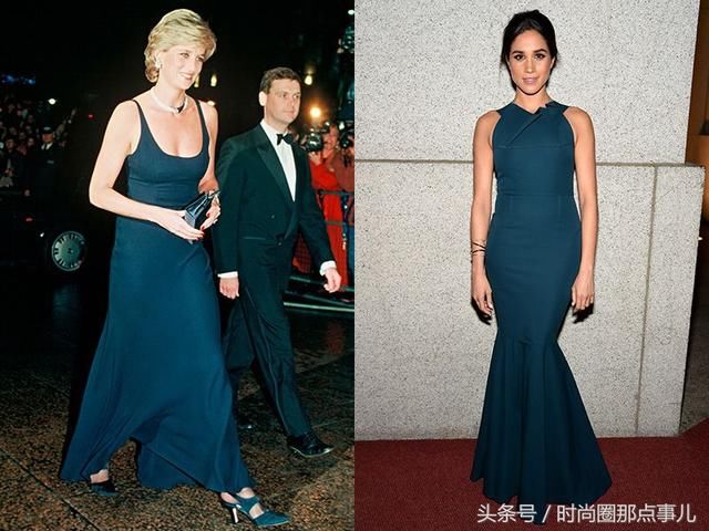 戴安娜王妃的时尚风格不只影响了凯特，梅根婚前婚后都深受启发