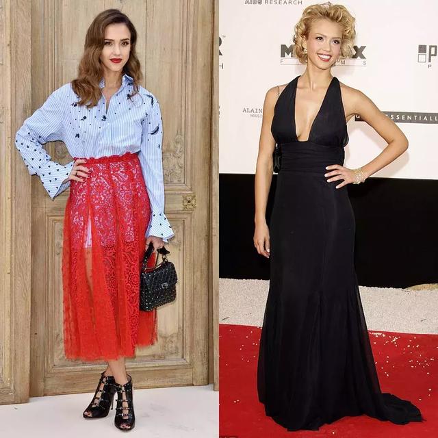 这些女明星身材并不完美只是会穿衣服而已