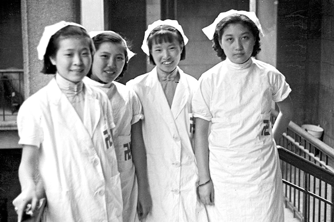 民国二十六年的护士们 上海红字会医院