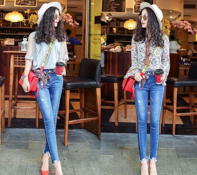  「小衫」今年3月超流行“九分裤＋小衫”时髦炸显瘦又显腿长