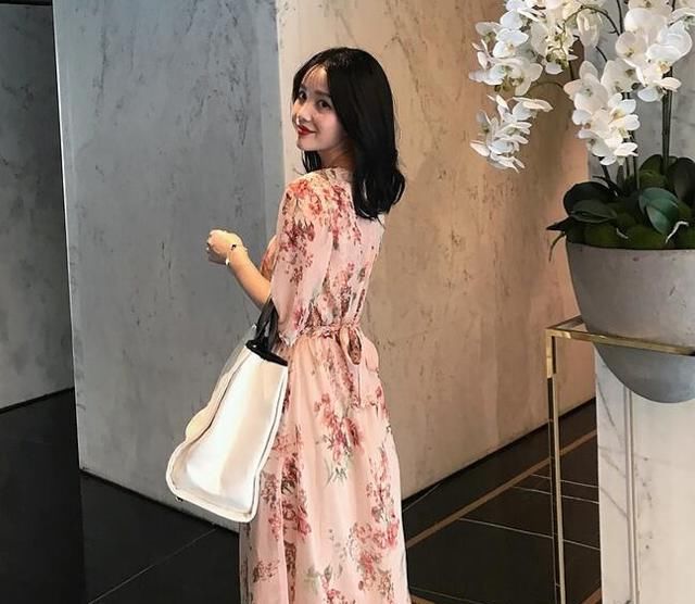  美的■身材修长的女人,三伏天一定要多穿淑女连衣裙,美的心里怦怦乱跳