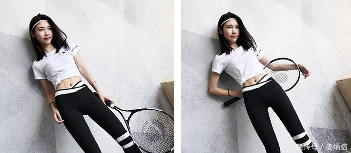 年轻漂亮的打底裤美女，非常有魅力，忒漂亮