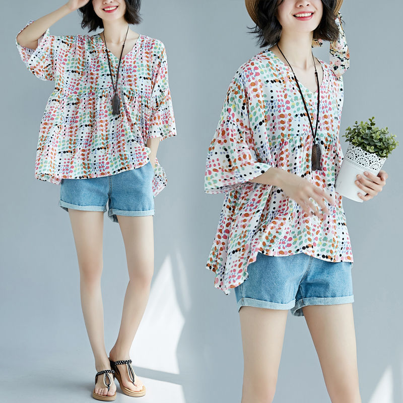 今年巨流行的棉麻娃娃装，胖女人穿上都时尚洋气了许多，美美哒