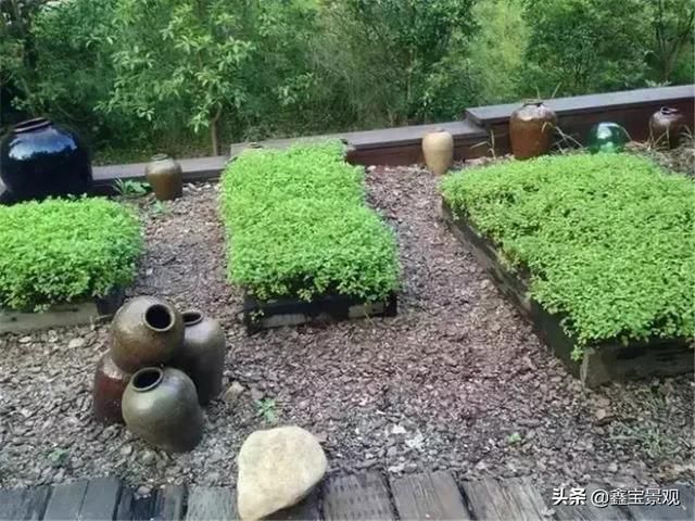 {庭院景观设计}民宿庭院设计 ，质朴自然田园风。