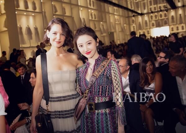 看完秀后，景甜的第一反应竟然是要“塑形”?迪奥  二零一八秋冬