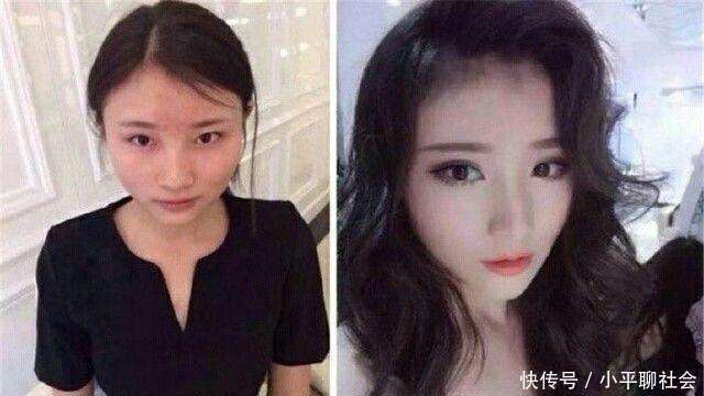 女孩平常不化妆, 结婚这天第一次化妆 新郎看傻: 是不是娶错人了