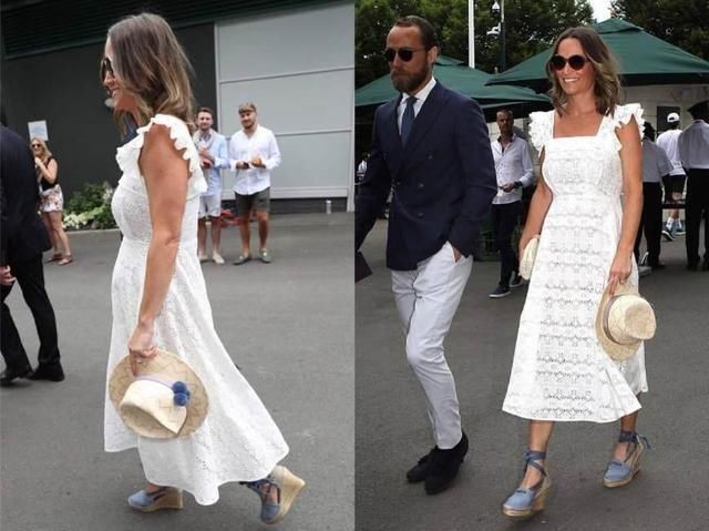 凯特这次不穿套装，穿抹胸印花裙简直美哭，3千多元鞋换双可好?