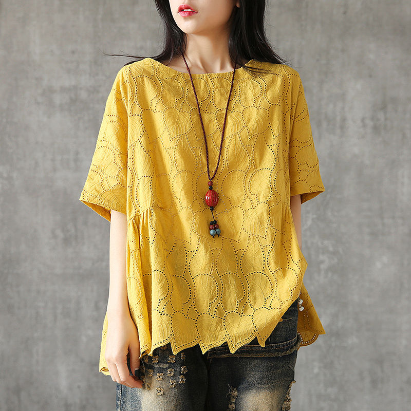 谁说丰满女人不好看?聪明女人都穿“苎麻衫”，显瘦显嫩洋气十足