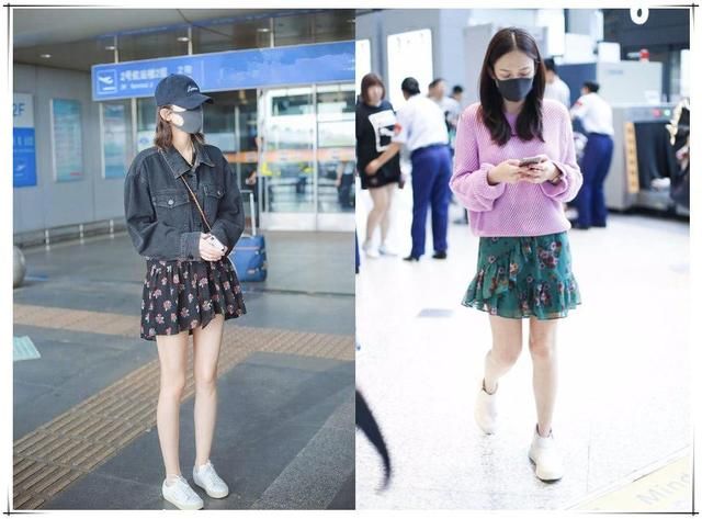 看了古力娜扎的碎花裙，再看看陈乔恩，网友：真嫩装嫩一目了然！