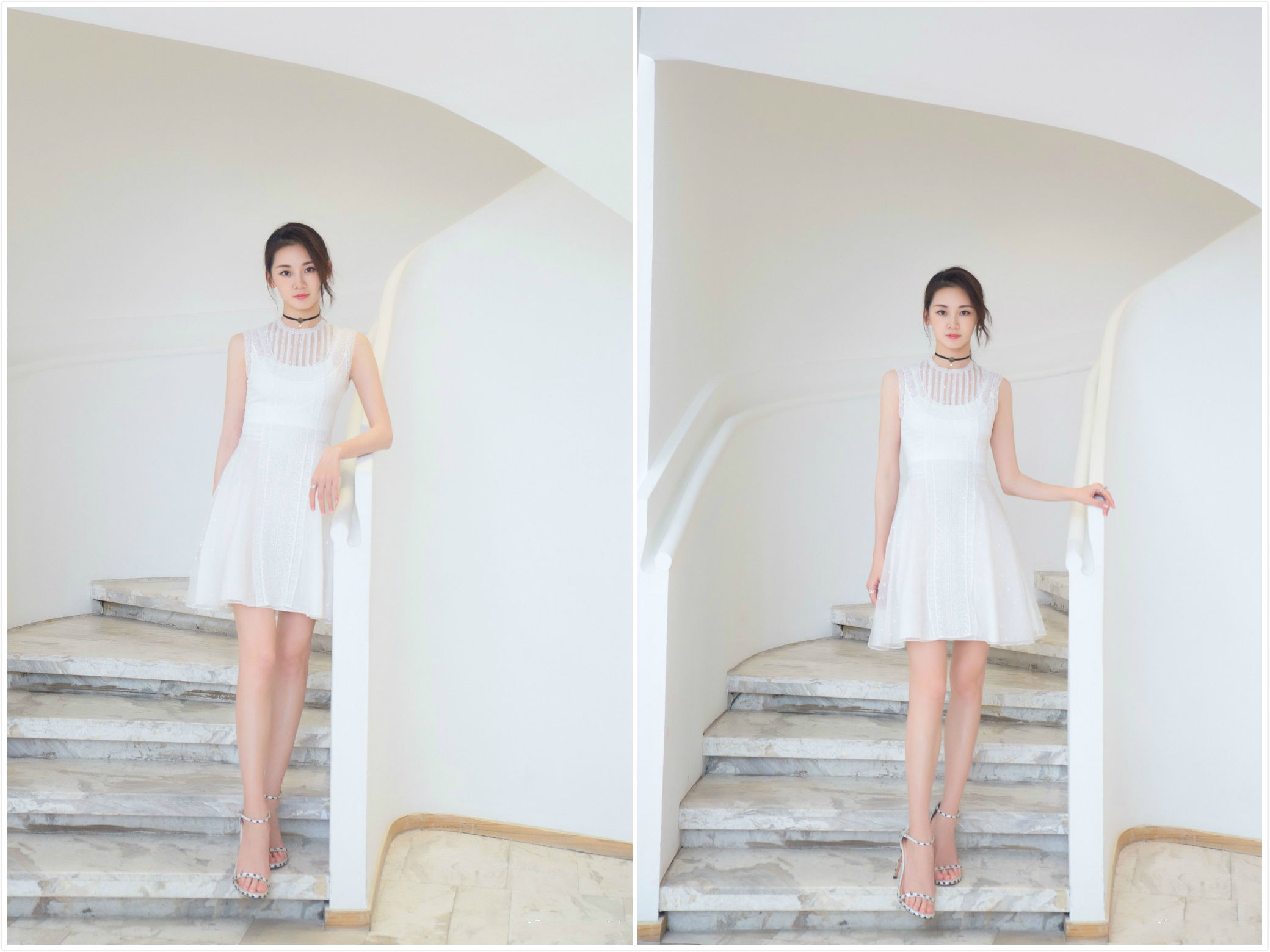 苗苗的这双腿，应该能够排到内地十大美腿的前十吧