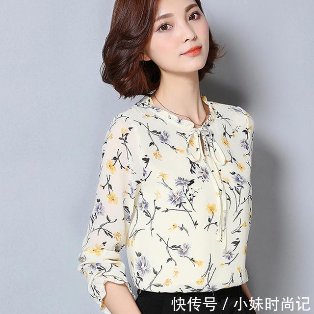  显瘦■30岁以上的女人，需要几款显女人味的雪纺上衣，时髦又显瘦