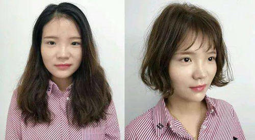 女人换“发型”前后对比,图5路人逆袭成女神,网友:我们不一样