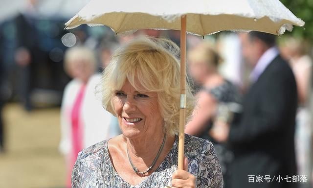 卡米拉模仿凯特王妃，也打了把小伞遮阳，网友调侃：东施效颦！