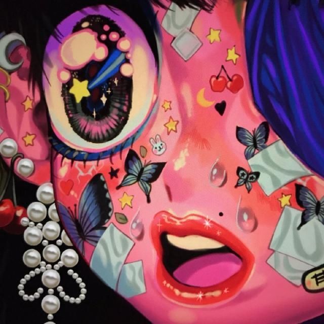  『粉色』一组粉色系动漫少女插画，却不是那么可爱的人物形象！