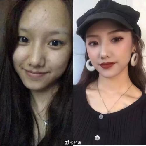  简直■女生化妆前vs化妆后的区别！简直不敢相信自己的眼睛，这是换头吧