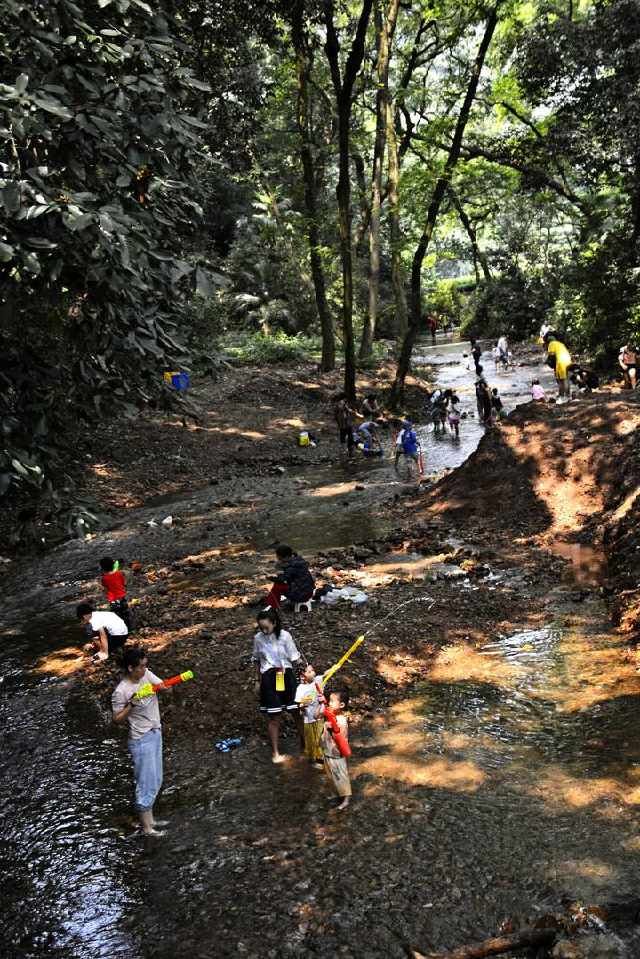 拍美照嬉水纳凉，九溪这两天特别好看，快去打卡