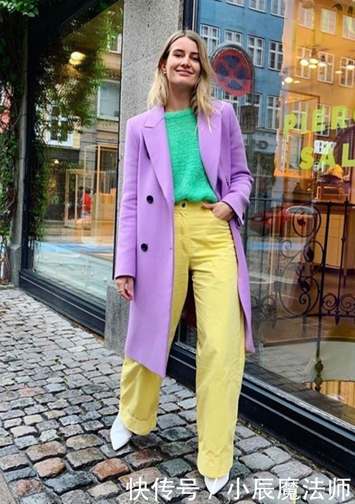  时髦■今春流行“小黄人”穿法，明星们都这样穿，时髦又洋气