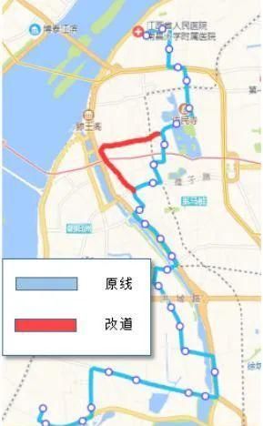  #叠山路胜利路口#最新消息：5月3日起 南昌多条公交线路调整