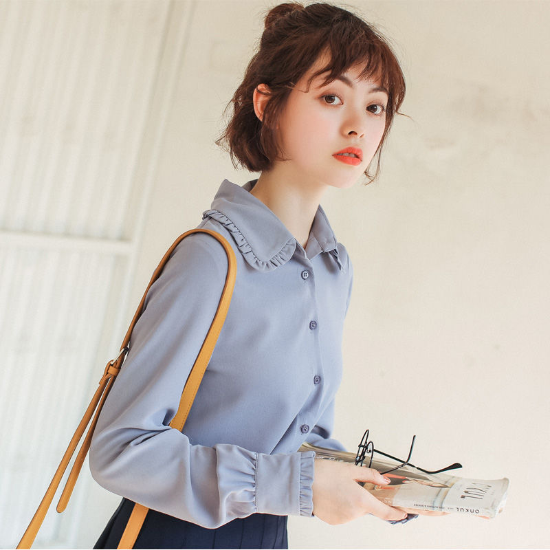 别错过这样的娃娃衫，配小脚裤来穿，真的美绝了