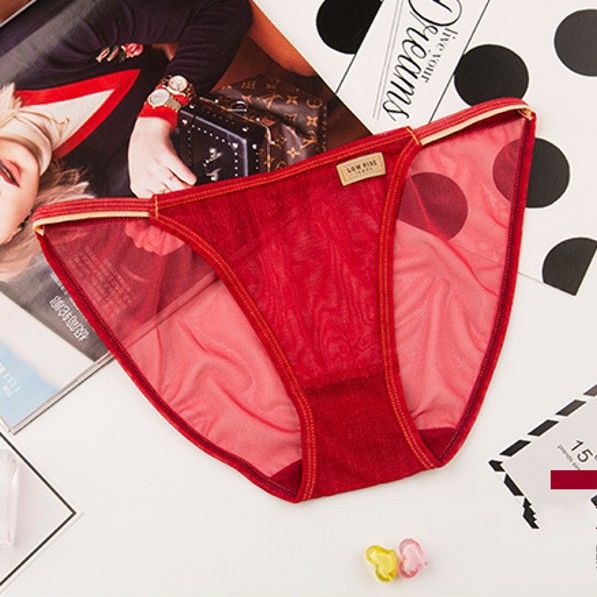 无论胖瘦小姐姐，都能穿的蕾丝低腰三角裤，爱美的你一定不要错过