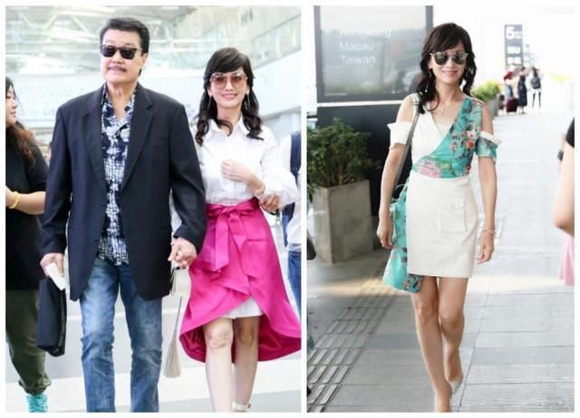 赵雅芝出门总穿着裙子，显得优雅动人，那不穿裙子是啥样呢？