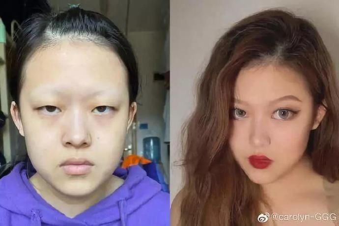 『女生』女生化妆后的迷之自信?简直不敢相信自己的眼睛,这就是整容吧!