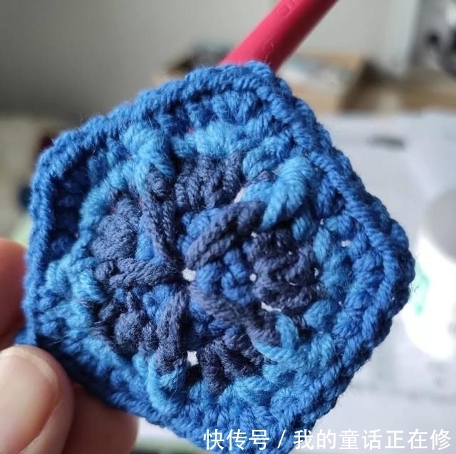  非洲：初学者也可以学习！ 毛线编织钩针非洲菊花形鲸(附图)