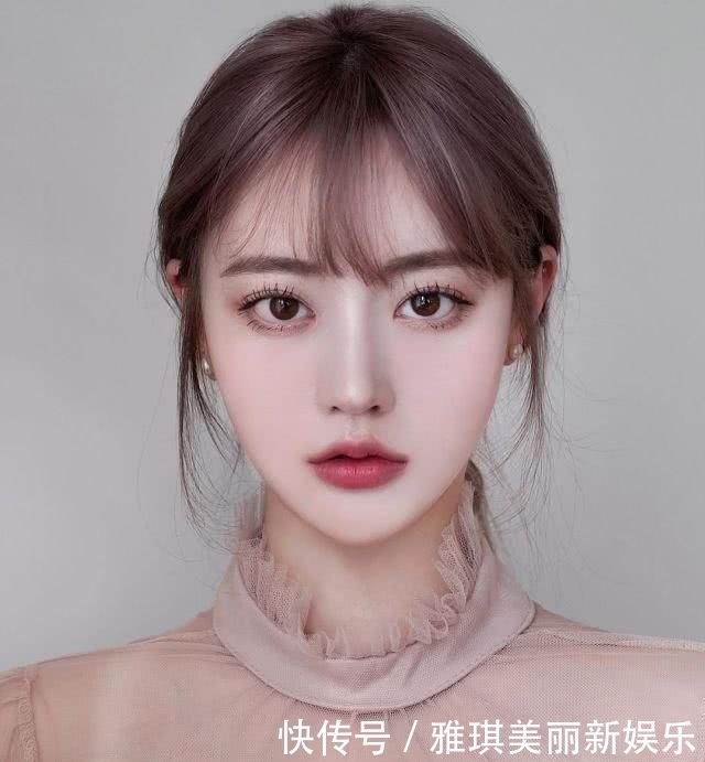 俏丽@春天柔美系美少女妆面头型,清爽俏丽