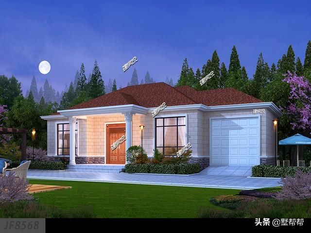 3款一层别墅，造价都在20几万，养老度假首先