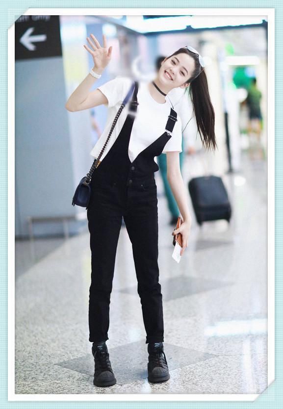 林心如嫩起来无人能及!不过穿条背带裤,就连欧阳娜娜都自愧不如