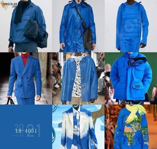  [绿色]20/21秋冬男装周关键色及精彩配色