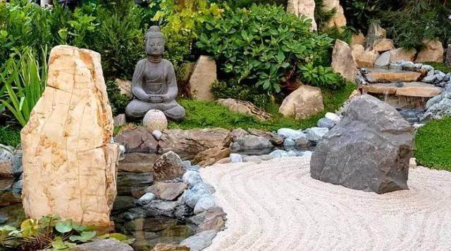 诗意心境,禅意鱼池,你所不知道的佛系庭院