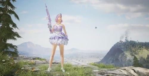  淡雅花蕊套装■“吃鸡”中两套时装充满巧合，混搭后比原配好看？一切如天作之合