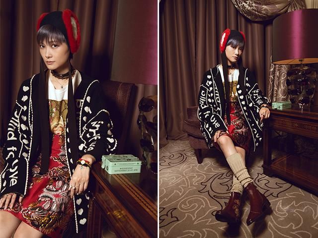 李宇春GUCCI 大片曝光，复古风情尽显大牌风范